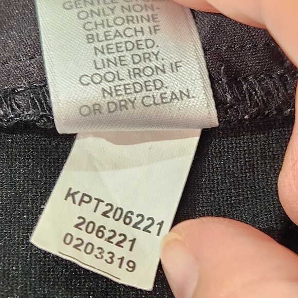 J. Jill Black Ponte Slim Leg Pant With Pockets Women's Size M - Picture 12 of 12